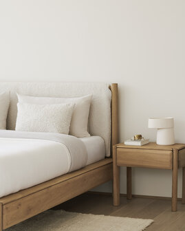 Ethnicraft PI Bed incl. bekleding 