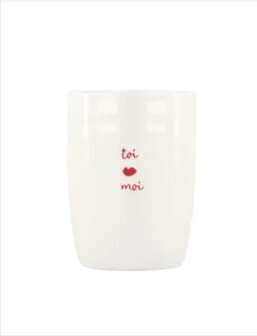 Zusss koffiemok moi toi wit rood