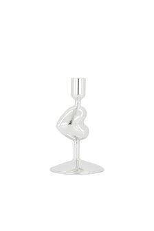 Zusss kandelaar glas hartje zilver