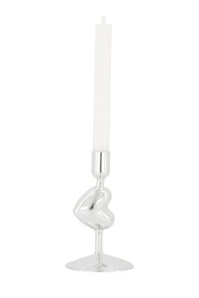 Zusss kandelaar glas hartje zilver