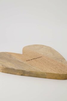 Zusss serveerplank hout hartje naturel