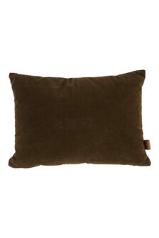 Zusss  kussen corduroy liefs 35x25cm bruin