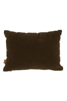 Zusss  kussen corduroy liefs 35x25cm bruin
