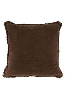 Zusss kussen velvet hartjes 45x45cm