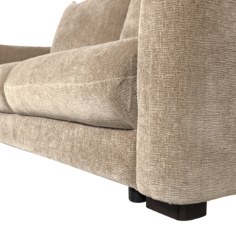 WOOOD Jonne 3-Zits Slaapbank Chenille Naturel