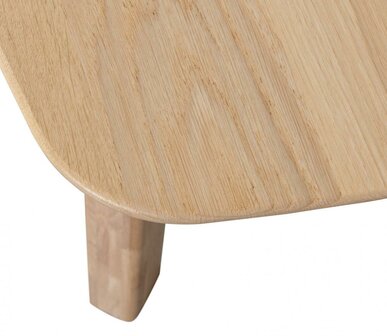 WOOOD Tablo Deens Ovaal 180x100cm Transparant