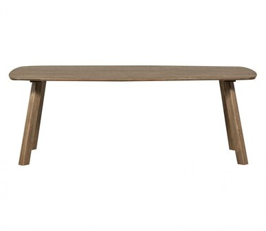 WOOOD Tablo Deens Ovaal 220x100cm Cashmere Brown