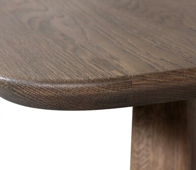 WOOOD Tablo Deens Ovaal 220x100cm Cashmere Brown