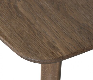 WOOOD Tablo Deens Ovaal 220x100cm Cashmere Brown