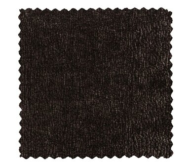 WOOOD Baggy Hoekbank Links 3D Chenille Donkerbruin