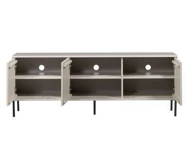 WOOOD New Gravure TV Meubel 150cm Grenen Dust