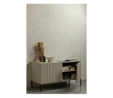 WOOOD New Gravure TV Meubel 100cm Grenen Dust