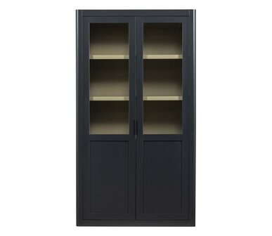 WOOOD Gunnar Buffetkast Grenen Mat Zwart