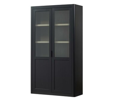 WOOOD Gunnar Buffetkast Grenen Mat Zwart
