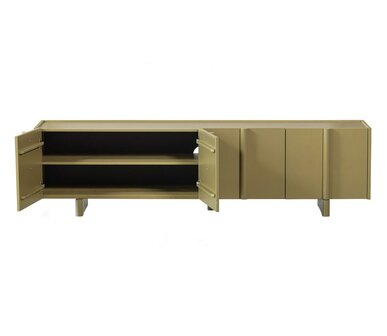 WOOOD Basu TV Meubel Grenen Moss 200cm