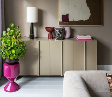 WOOOD Basu Dressoir Grenen Mud