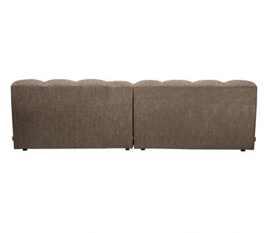 WOOOD Allure 3-zits Bank Geweven Stof Donkerbruin Melange