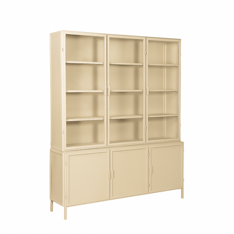 New Routz Garland 6 deurs vitrinekast Sand
