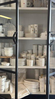 New Routz Detroit 6 deurs vitrinekast Black/White