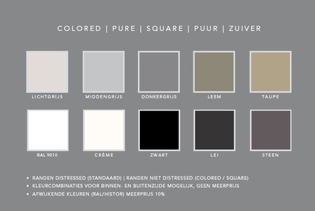 mdf vermeer kleuren
