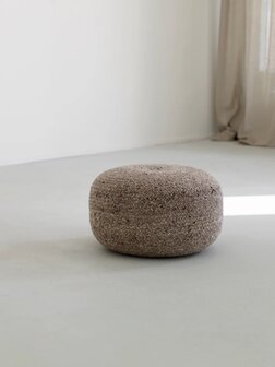 Beside Rugs poef Ease Light Brown