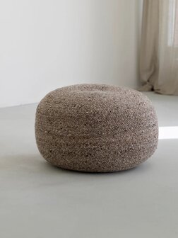 Beside Rugs poef Ease Light Brown