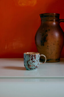 HKLIVING 70&#039;s ceramics caf&eacute; mugs set van 4