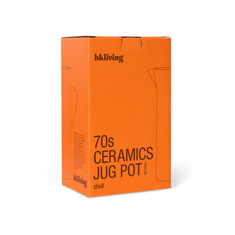 HKLIVING 70s ceramics Jug Shell