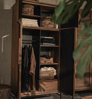 dBodhi Coco kledingkast 4 deuren 1 laden