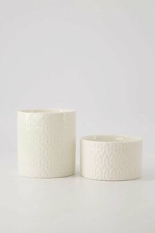 Zusss geurkaars Keramiek Met Deksel Hartje M Wit/Goud Wit