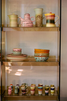 HKLIVING 70&#039;s ceramics americano mugs rococo set of 4