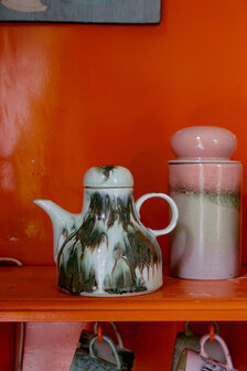 HKLIVING 70s ceramics Coffee Pot 