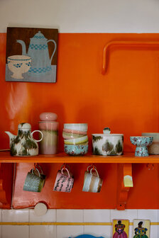 HKLIVING 70s ceramics Coffee Pot 