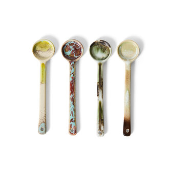 HKLIVING 70&#039;s ceramics Spoons Blend, M, Set Of 4