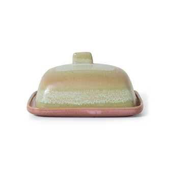 HKLIVING 70&#039;s ceramics Butter Dish Skyline