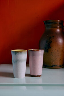 HKLIVING 70&#039;s ceramics Latte Mugs Fresco, set of 2