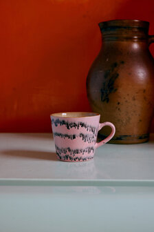 HKLIVING 70&#039;s ceramics Cappuccino Mugs Bubble