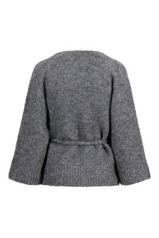 Zusss wikkel vest middengrijs