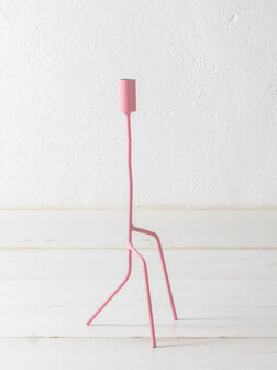 K&#039;willeminhuis De Dunne Kandelaar Medium Roze