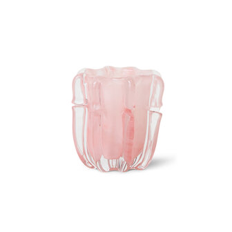 HKLIVING Coralla candle holder soft pink