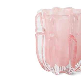 HKLIVING Coralla candle holder soft pink