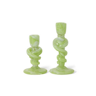 HKLIVING knotted candle holder large