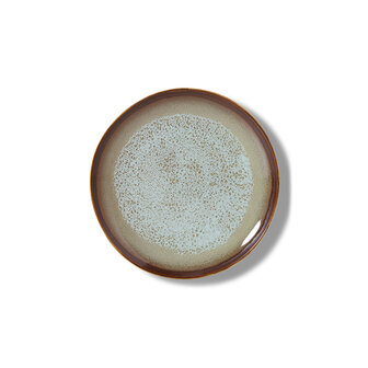 HKLIVING 70s Ceramics Dessert Plates Contrast, Set Of 2