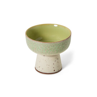 HKLIVING 70s Ceramics Tapas Bowl On Base Slush, L