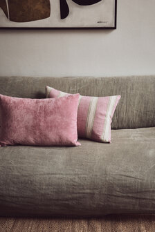 HKLIVING Velvet Cushion Rose 60x40cm