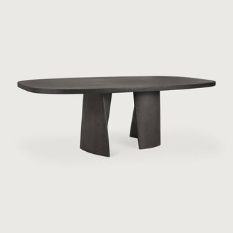 Ethnicraft Canyon outdoor Donkergrijs beton tafel 
