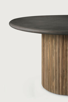 Ethnicraft Roller Max Outdoor Beton Tafel Donkergrijs small