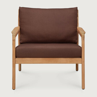 Ethnicraft Jack Outdoor Loungestoel Burgundy