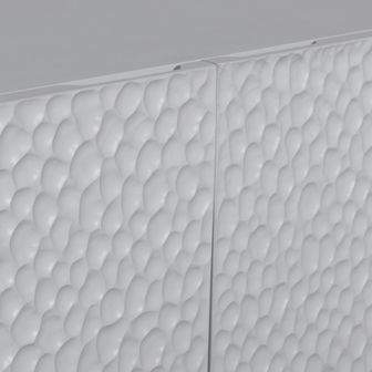 WOOOD Essentials  Carved Organic 2-deurs Opbergkast Mist