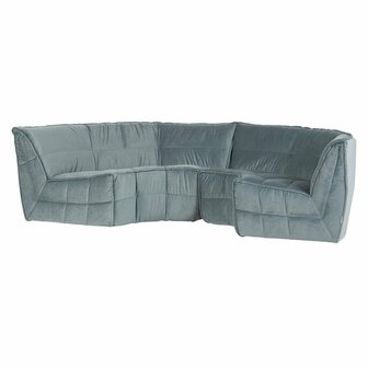 Vtwonen Cluster Hoekelement Velvet Turquoise Blauw